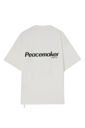 T-shirt in cotone bianco OAMC PEACEMAKER | PCM1OT02FJE002002